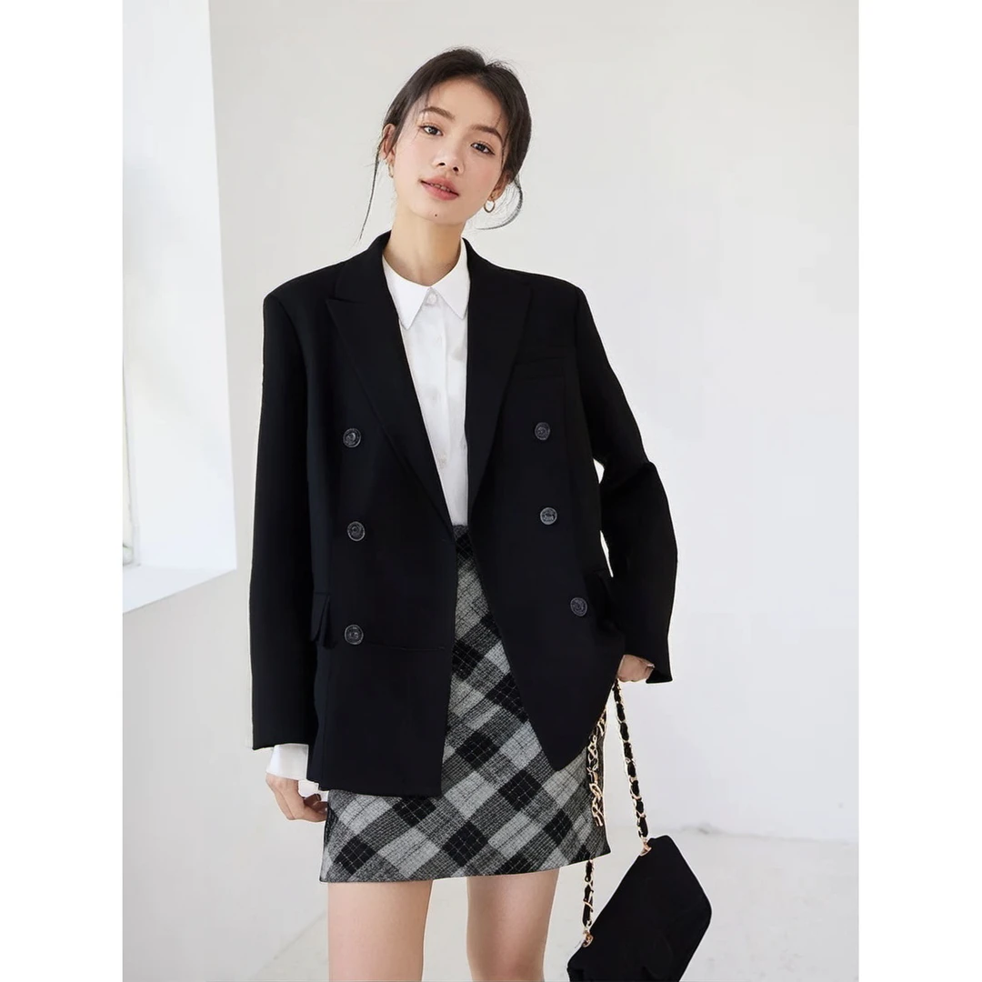 Basic House/百家好潮流时尚女式夹克 BJ1154-HVJK327ANA