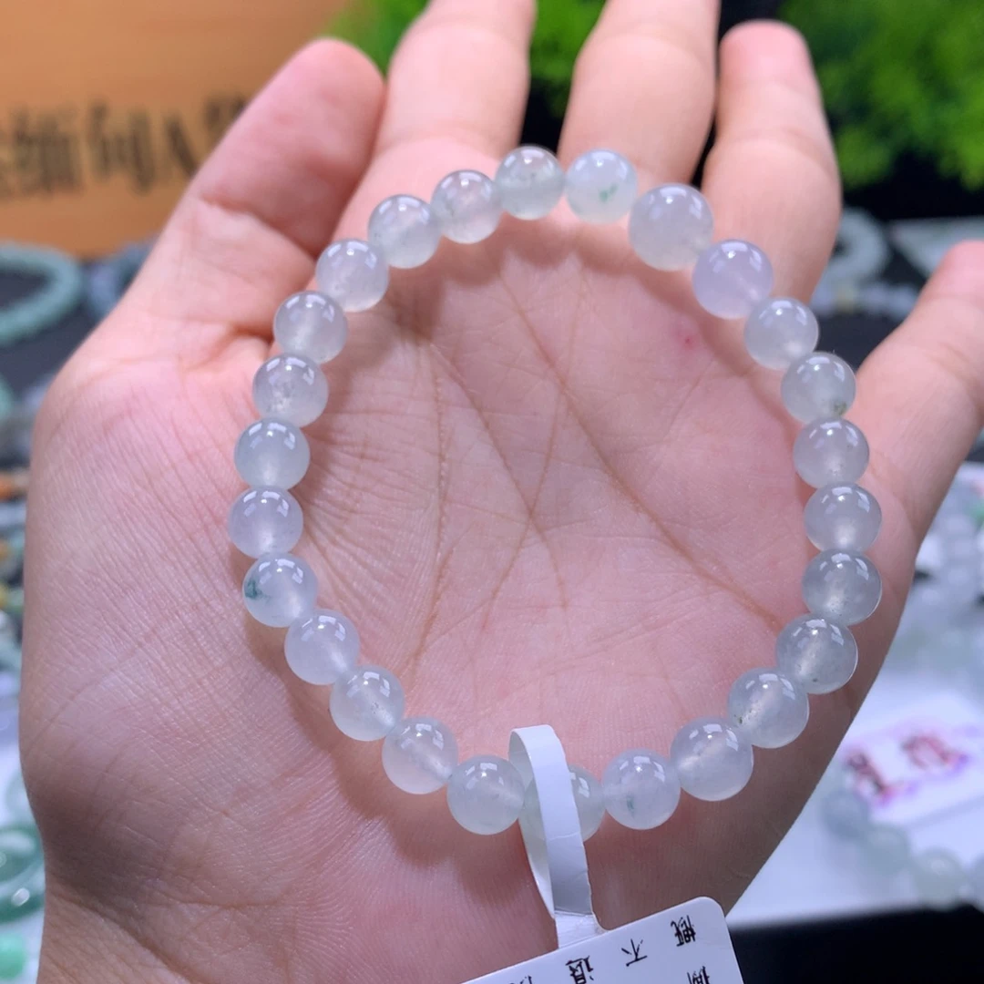 翡翠未镶嵌手链卡6.5～8.5