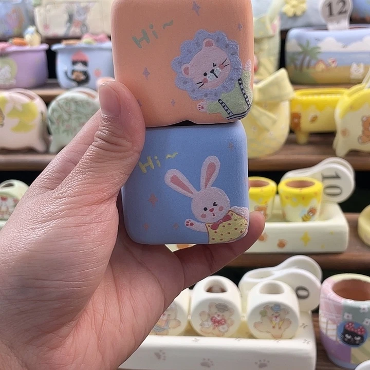 22…..手工手绘花盆