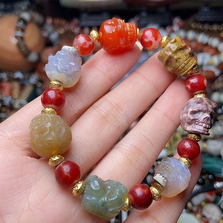 玛瑙/玉髓未镶嵌手链