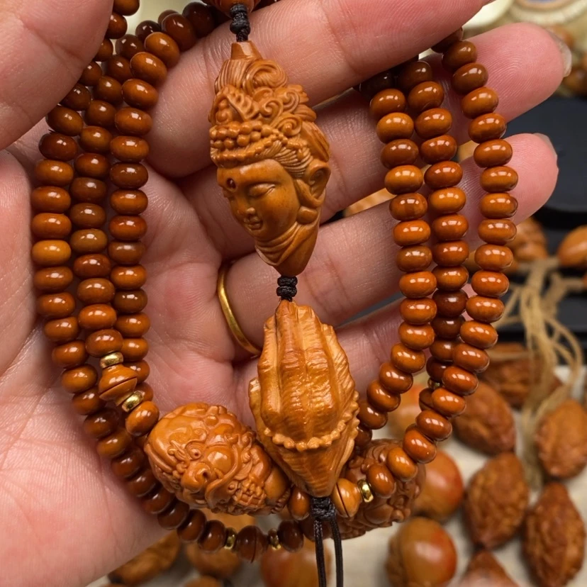 【闪购商品】橄榄核吊坠橄榄手工雕刻工艺