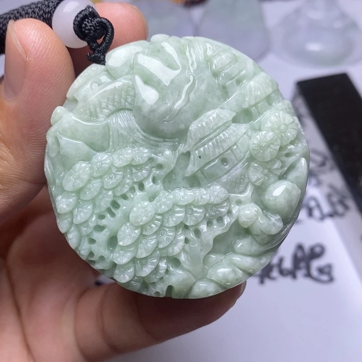 颈饰未镶嵌翡翠翡翠