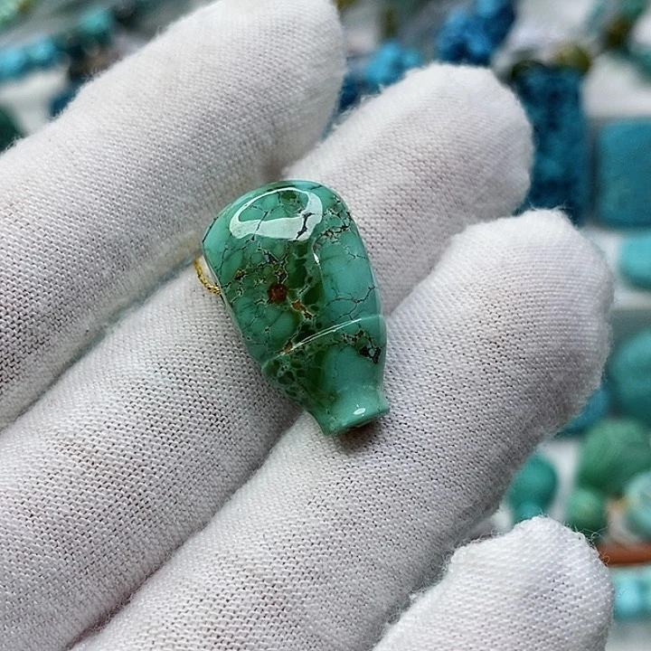 绿松石珠宝奇石未镶嵌