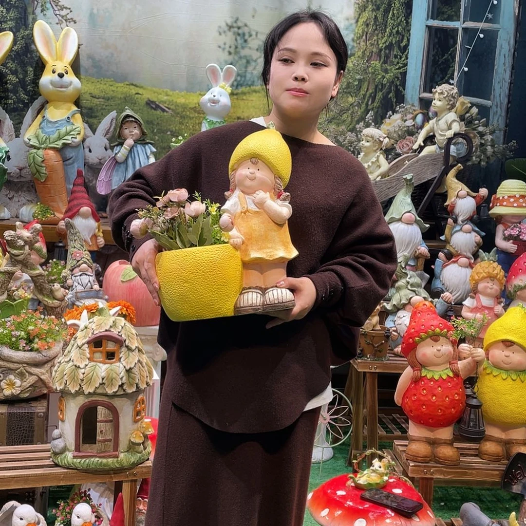 摆件花园摆件红红火火