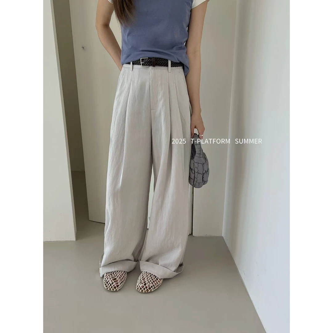 15579#T台#松弛感拉满！遮胯显瘦百搭休闲裤(福利）