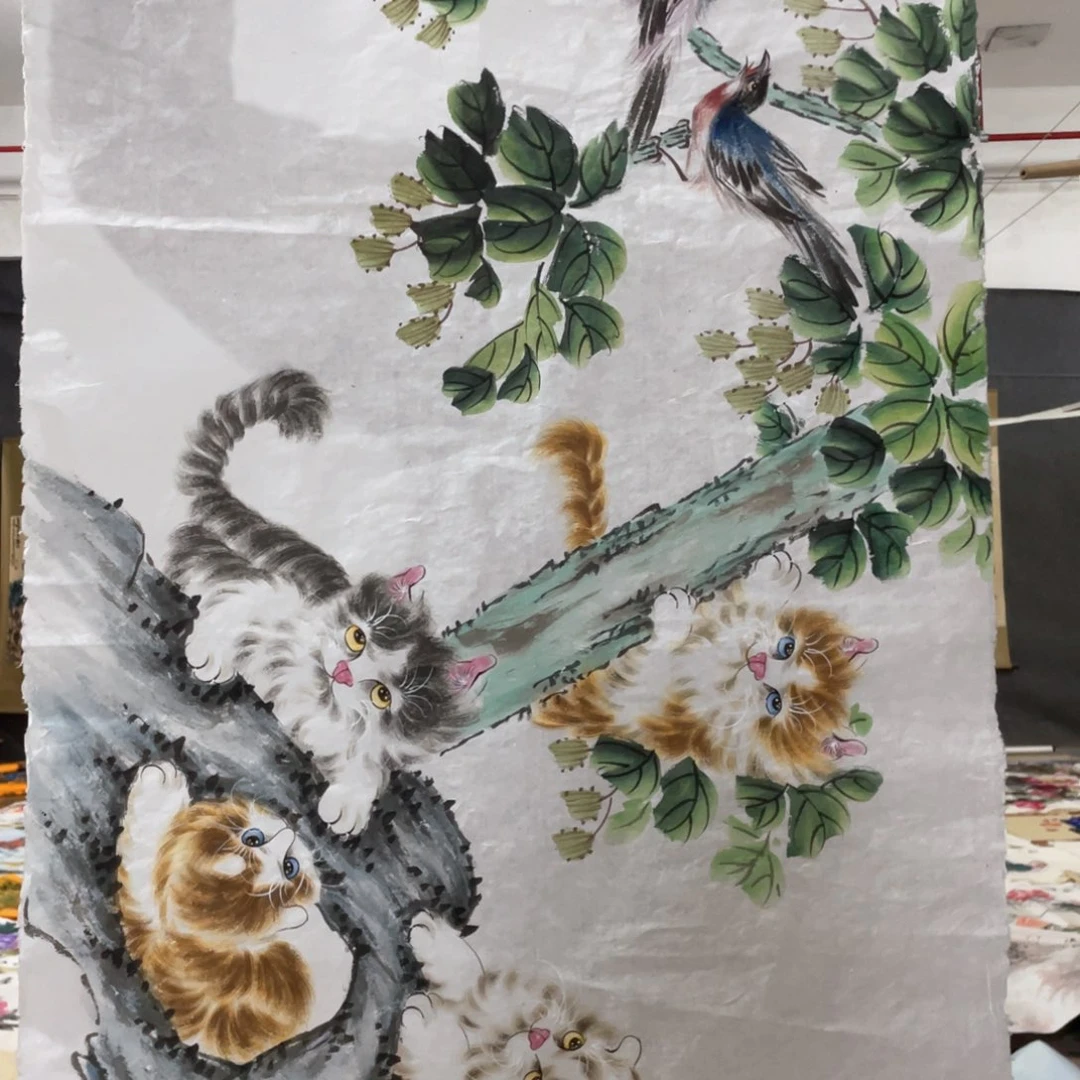 国画国画作品画心一张