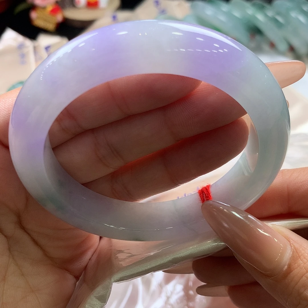 翡翠未镶嵌手镯58.6正