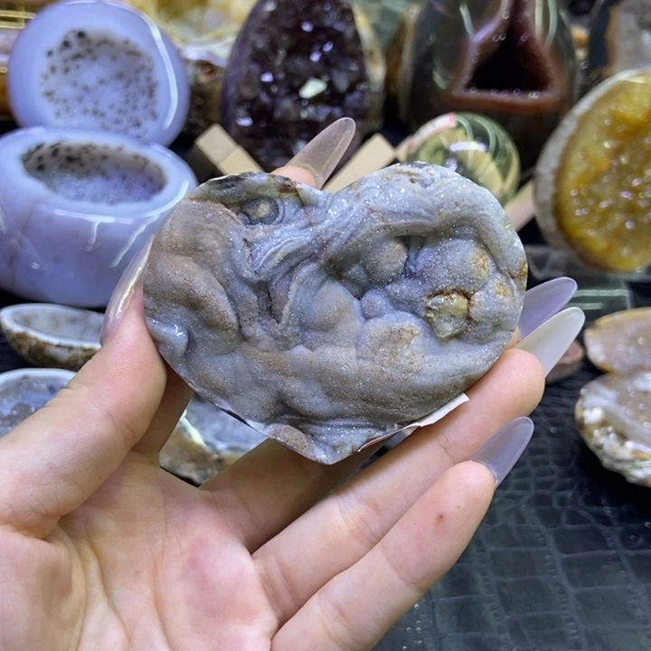 珠宝半成品未镶嵌水晶爱心