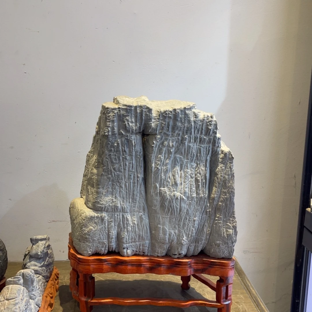 语***墨石材灵璧奇石文化