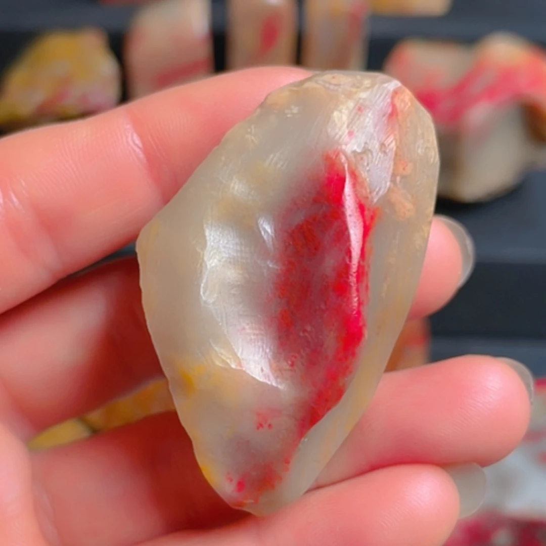 【闪购商品】昌化鸡血石昌化鸡血石挂件料