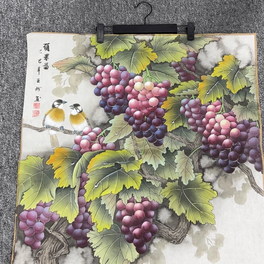 国画纯手绘字画宣纸