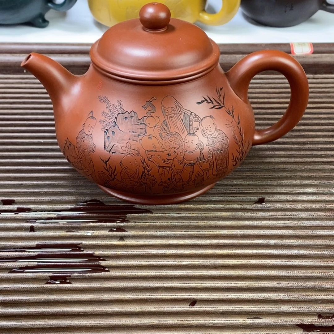 茶壶紫砂白10 潘壶