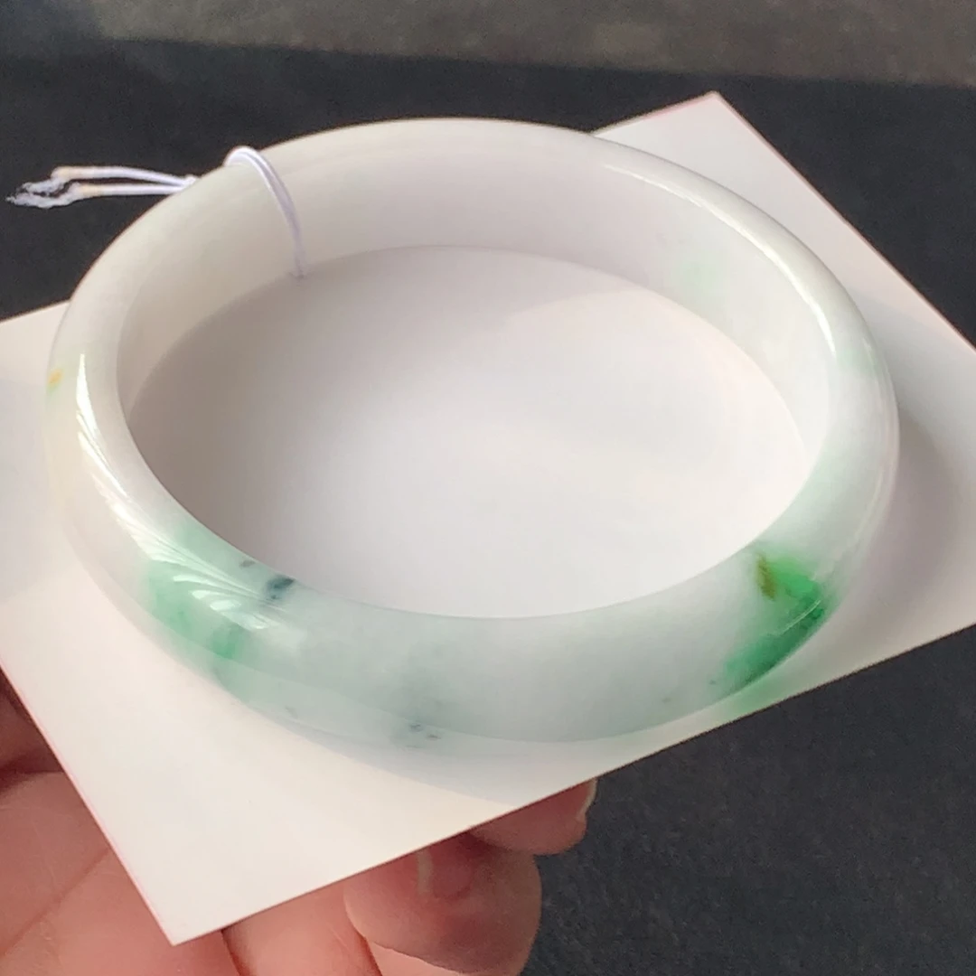 翡翠未镶嵌手镯24号58.5-12.6-6.6