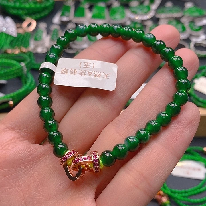 颈饰未镶嵌翡翠翡翠手链