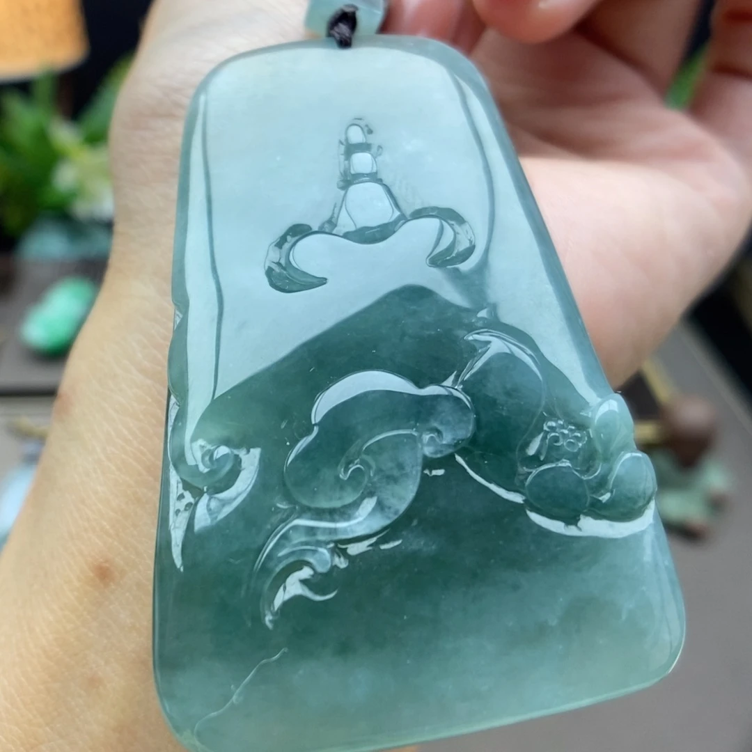 翡翠未镶嵌颈饰吊坠80