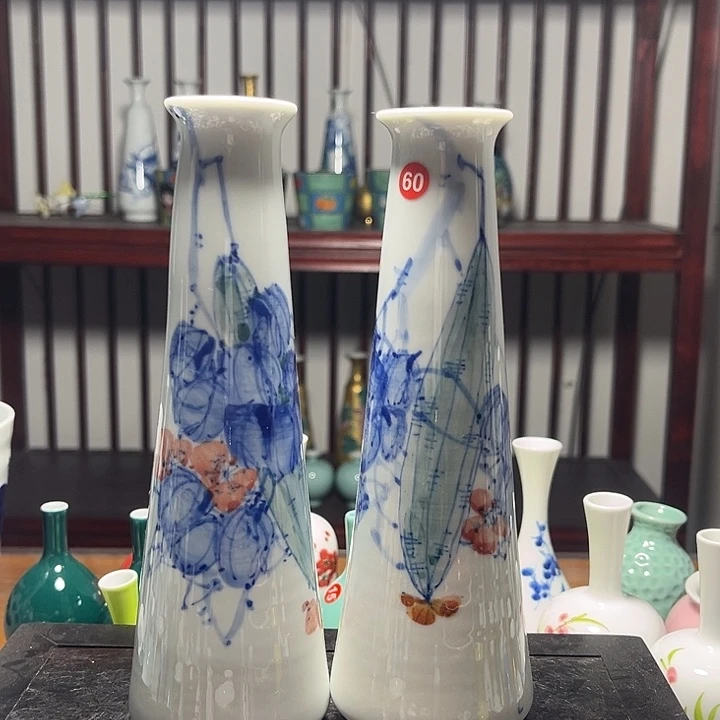 摆件陶景德镇陶瓷高19cm