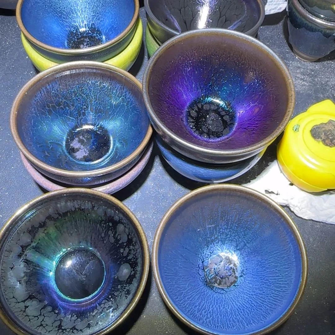 茶盏1**9福建盏茶器六只瑕疵