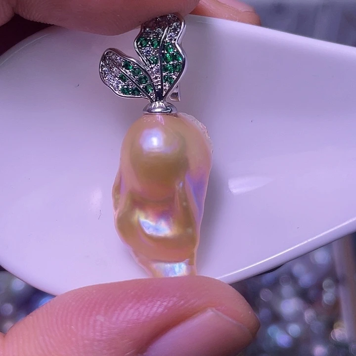 淡水珍珠合金颈饰39
