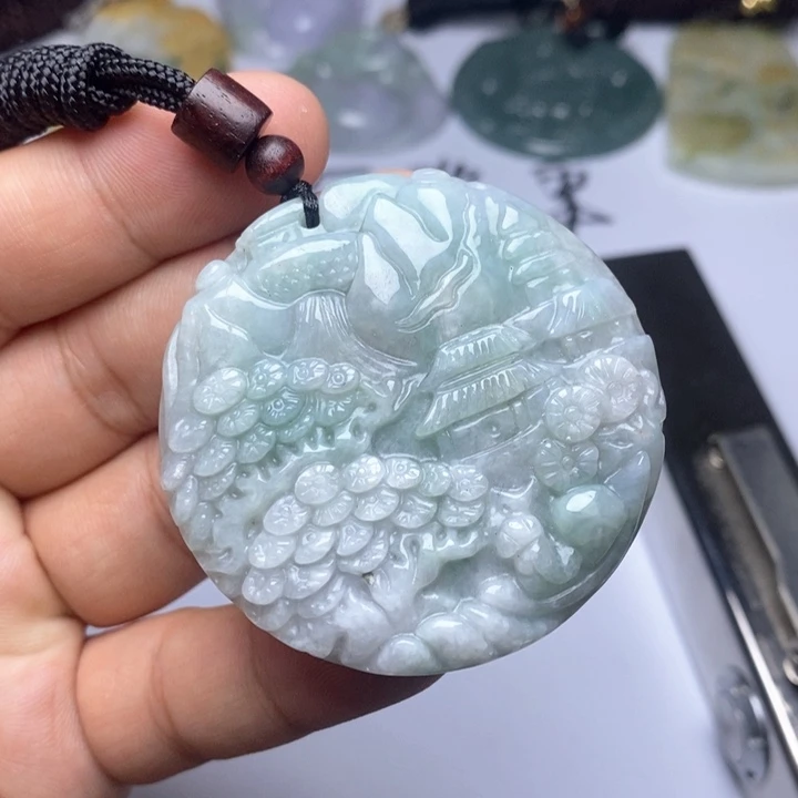 颈饰未镶嵌翡翠翡翠