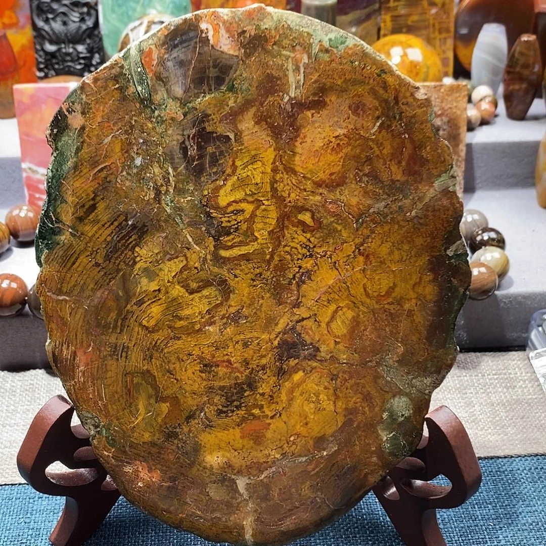 硅化玉未镶嵌天然北票硅化玉原石