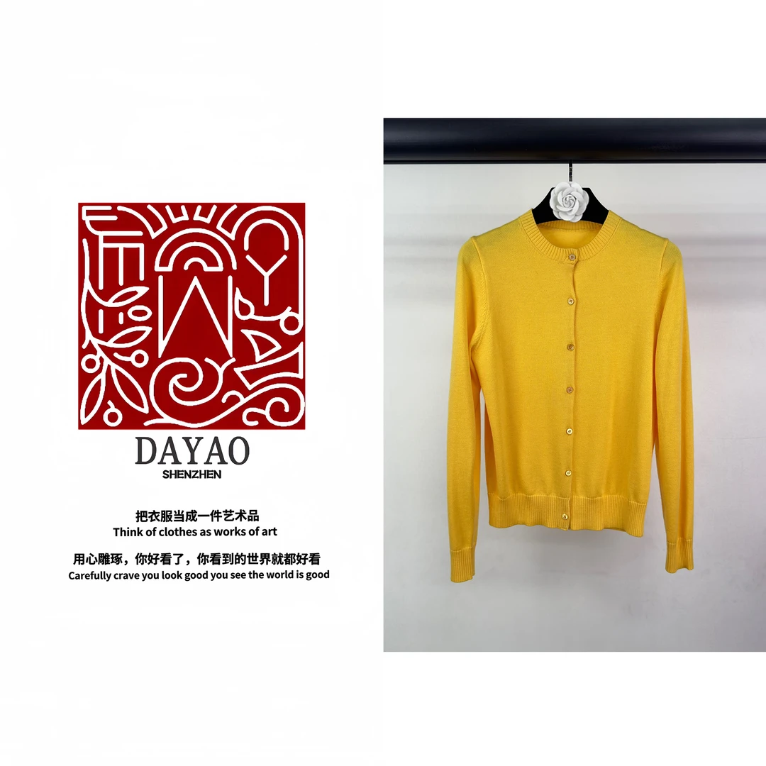 「DAYAO」新款时尚气质百搭名媛休闲针织衫轻奢高端女装WY247169