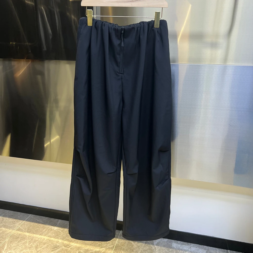 6833【哑光华夫格定制斜纹加绒加厚防风防水】休闲裤 w249-25065