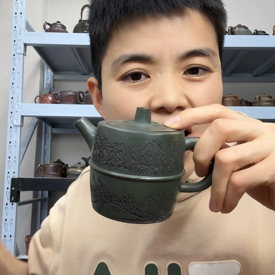 紫砂茶壶民间手艺人全手工制作