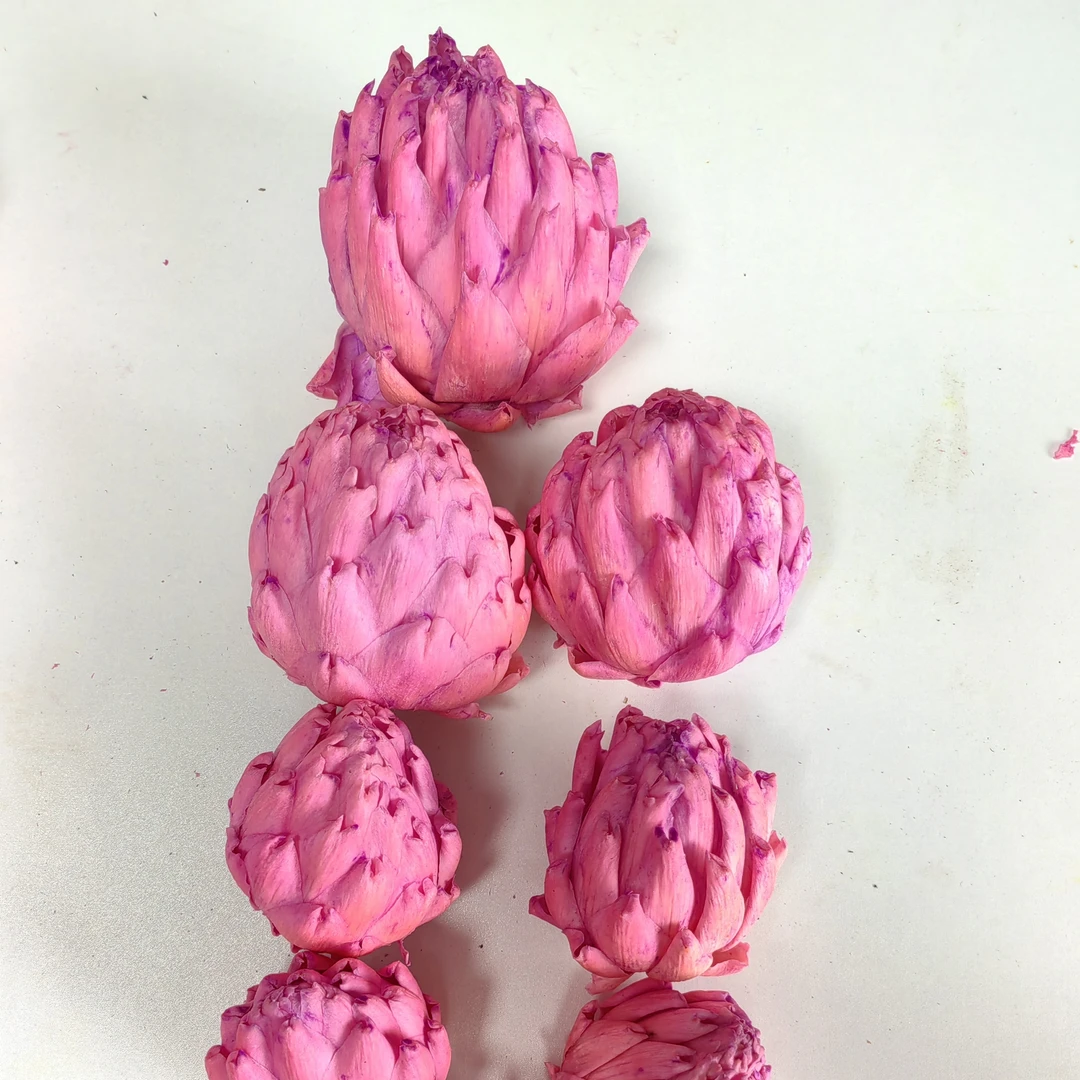 高端洋蓟永生花花头蔬菜洋蓟真花制作家装DIY花材摆件客厅岛台