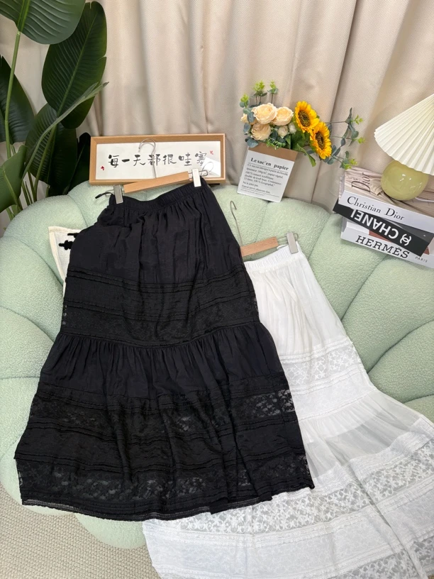 A8523气质韩版蕾丝半身裙洋气夏季