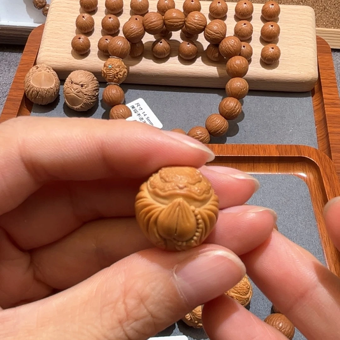 猴头核桃手串悟道金蟾