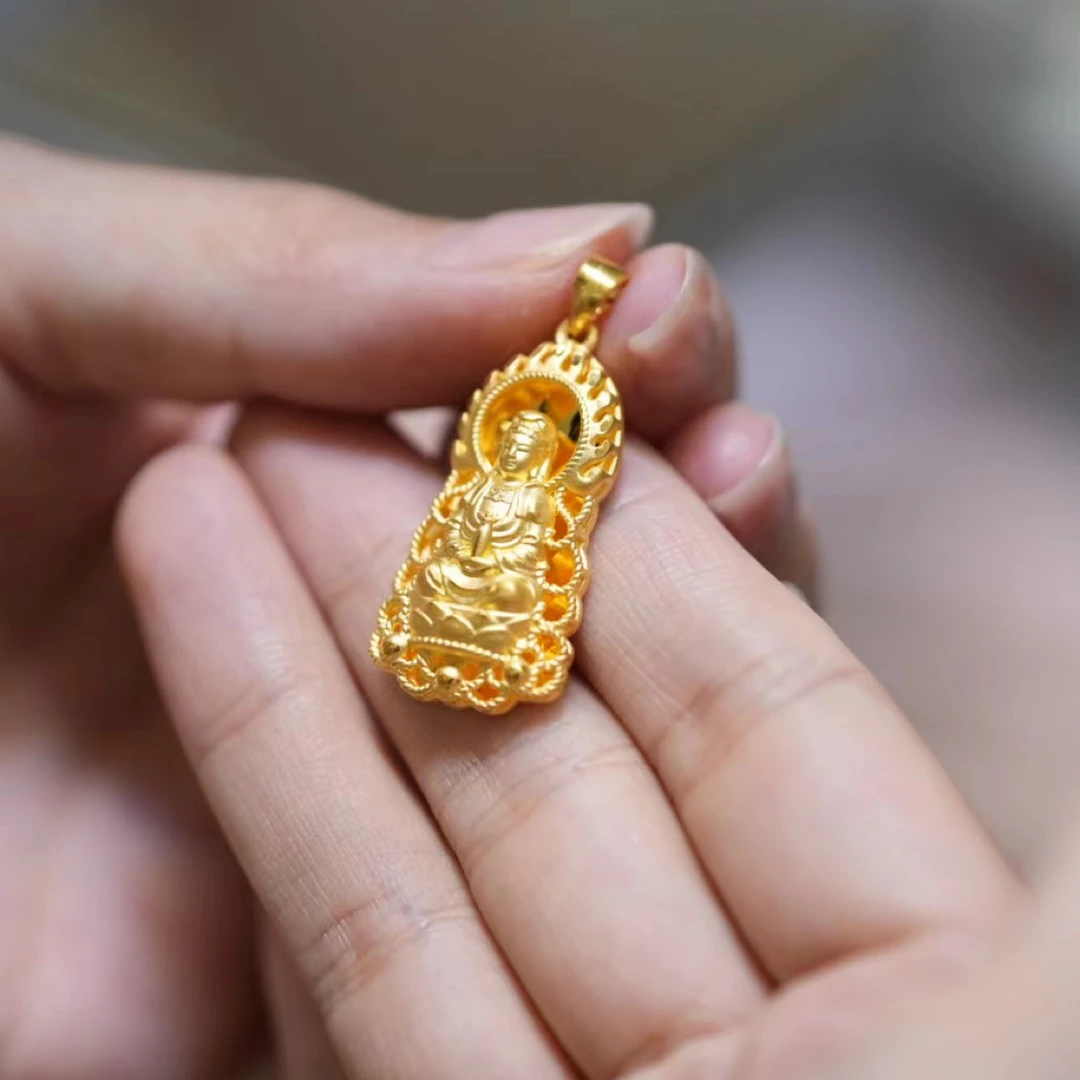 【巧玲专属】足金999火焰观音吊坠 （按实际克重多退少补） 4.29