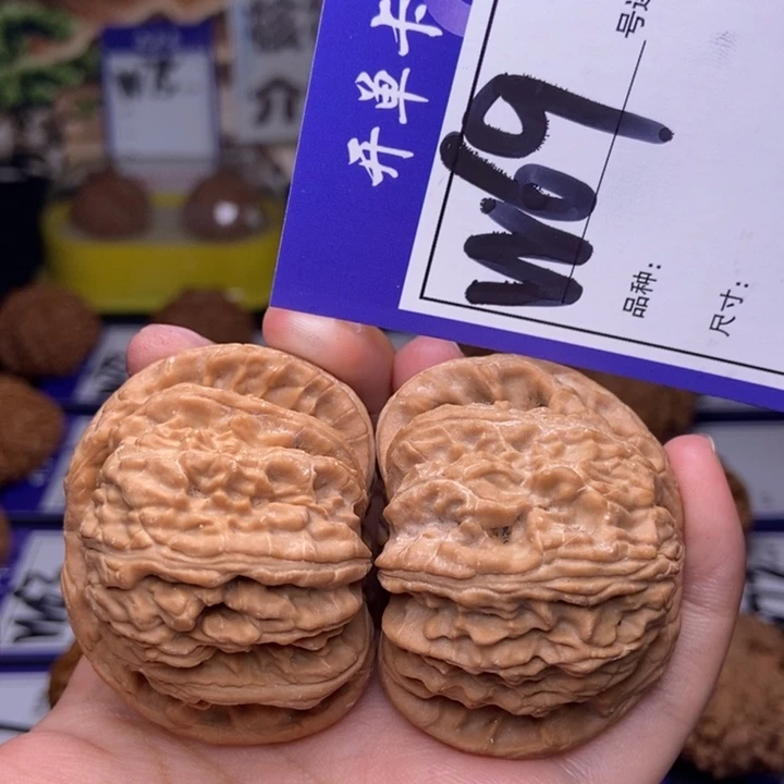 吊坠文玩核桃W69链接 全品白狮子47尺