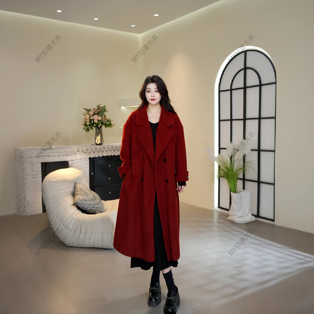 【MW常规款】秋冬双面绒韩版外套时尚气质百搭宽松遮肉显瘦大衣