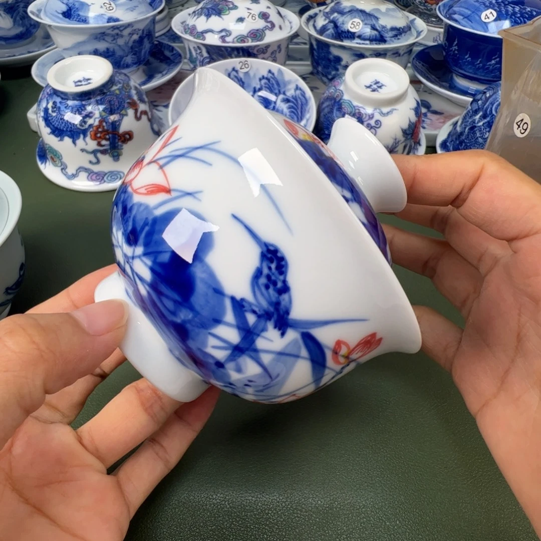 景德镇纯手工纯手绘茶具木木81