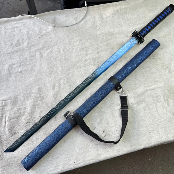 2183 龙泉昊天宝剑高猛钢唐横刀包皮鞘未开刃