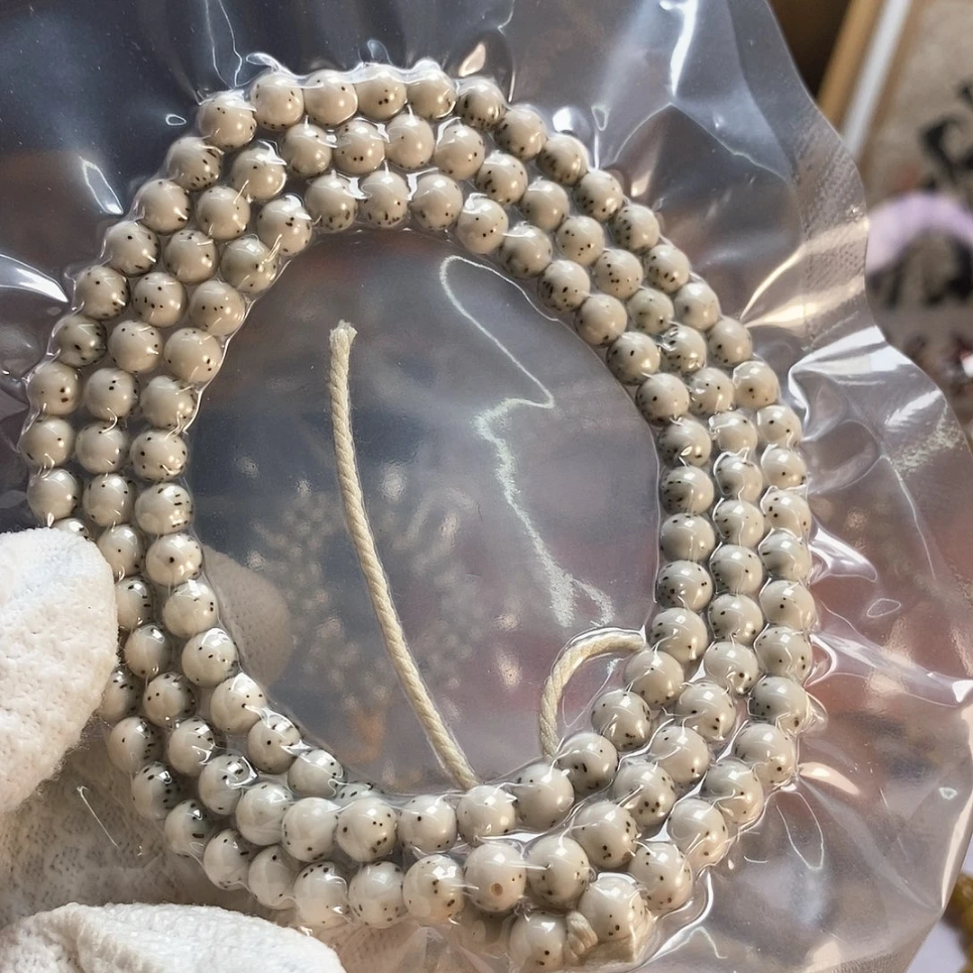 吊坠星月菩提7圆双留白