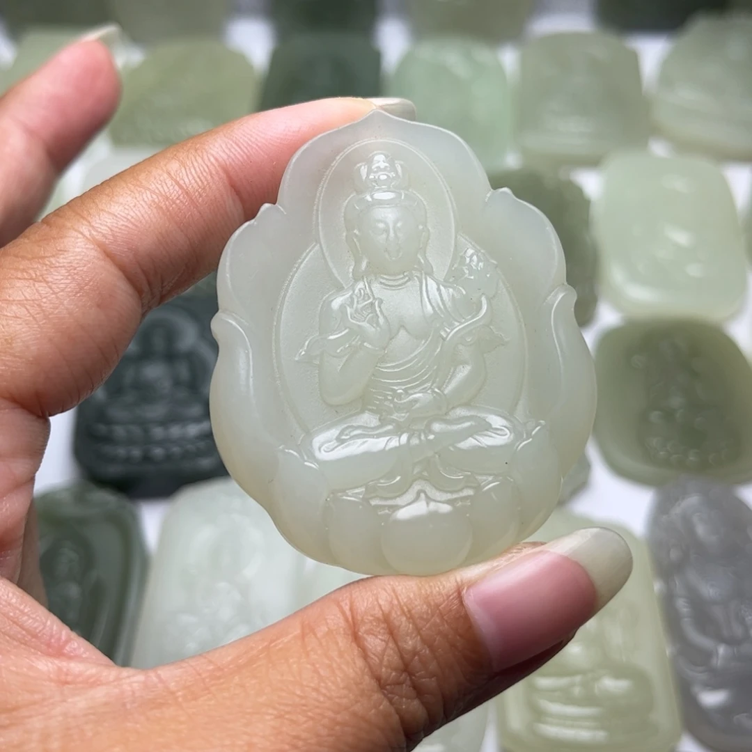 F***T定制和田玉未镶嵌精品抛光