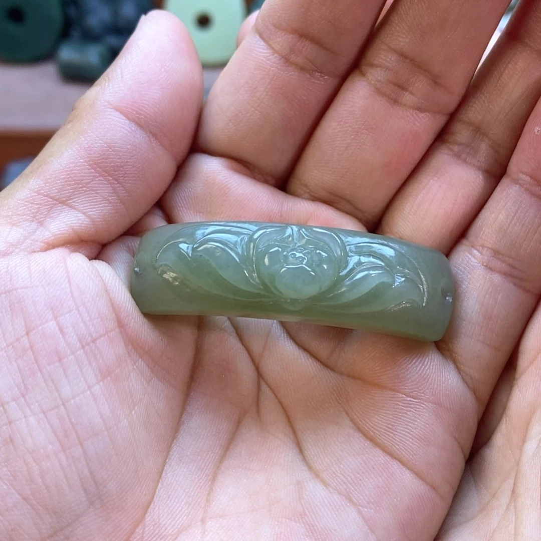 手链未镶嵌和田玉（糖玉）