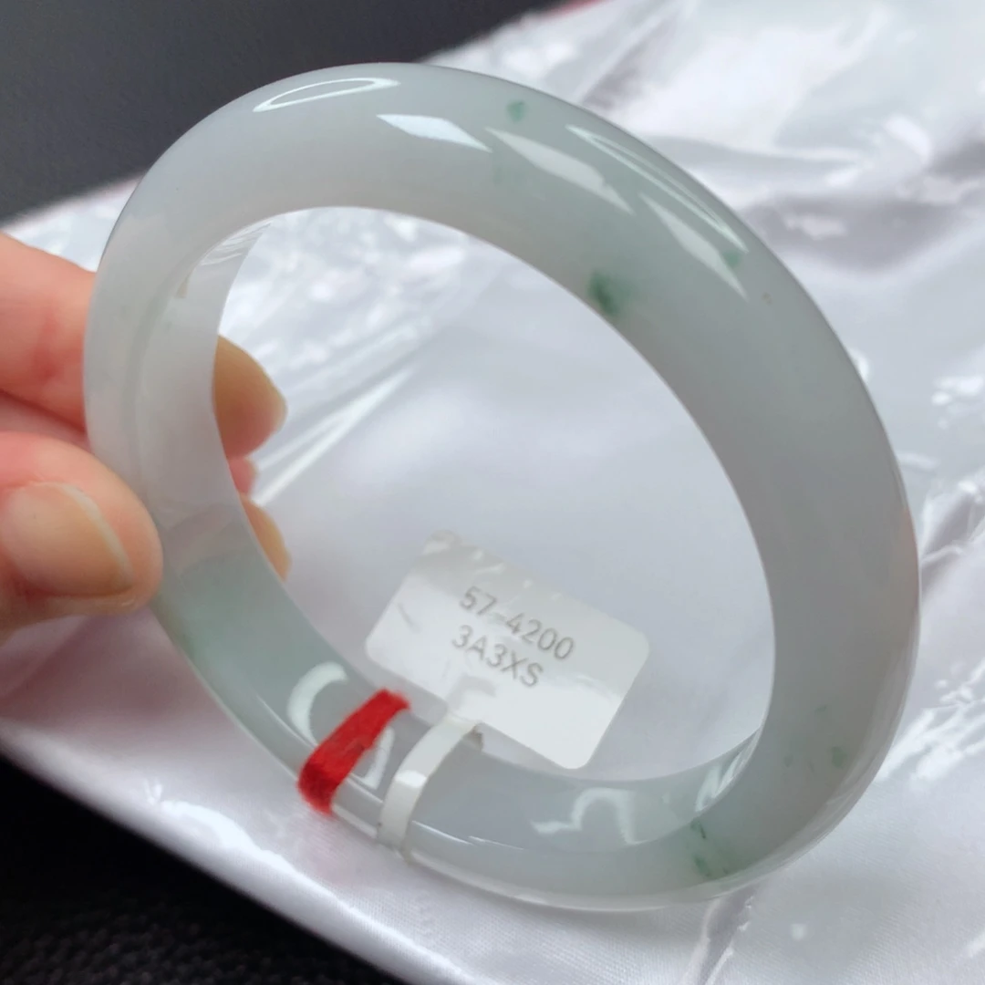 【闪购商品】翡翠手镯未镶嵌60号正圈57