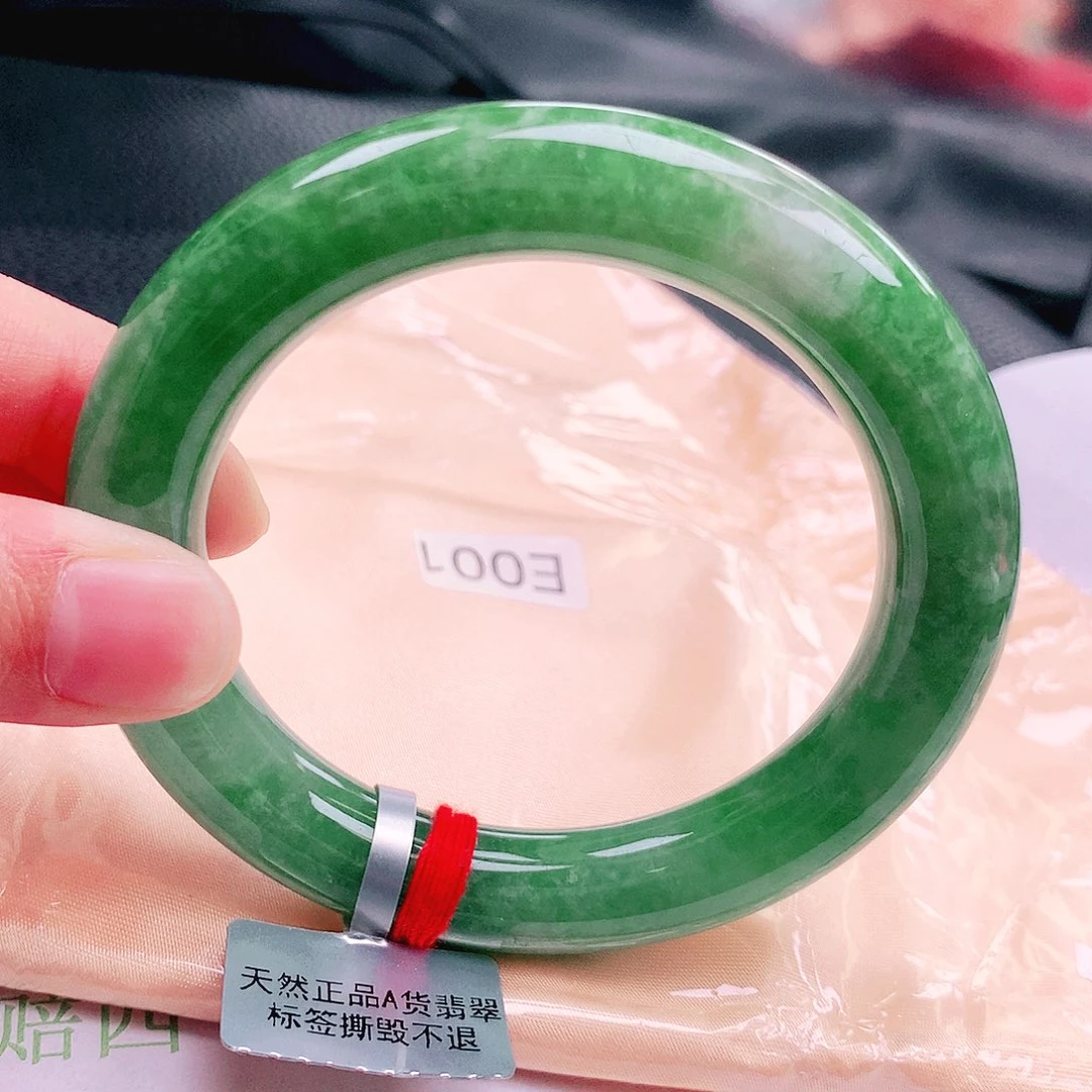 翡翠未镶嵌手镯缅甸天然a货翡翠手镯