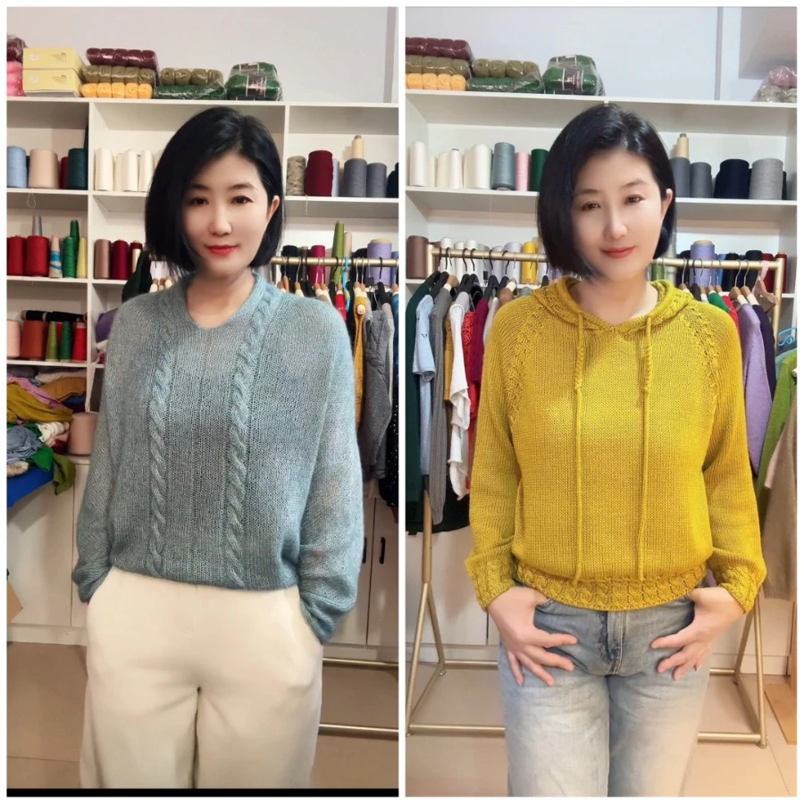 前后两穿蝙蝠衫，休闲帽衫两款教程