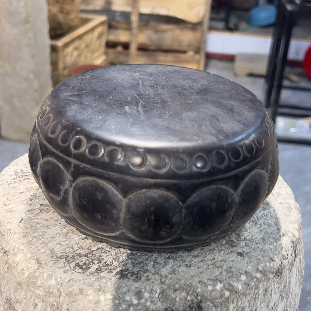 淬****古风高端大气案头石鼓