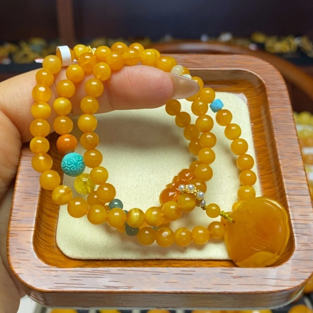 【闪购商品】蜜蜡手链未镶嵌手串