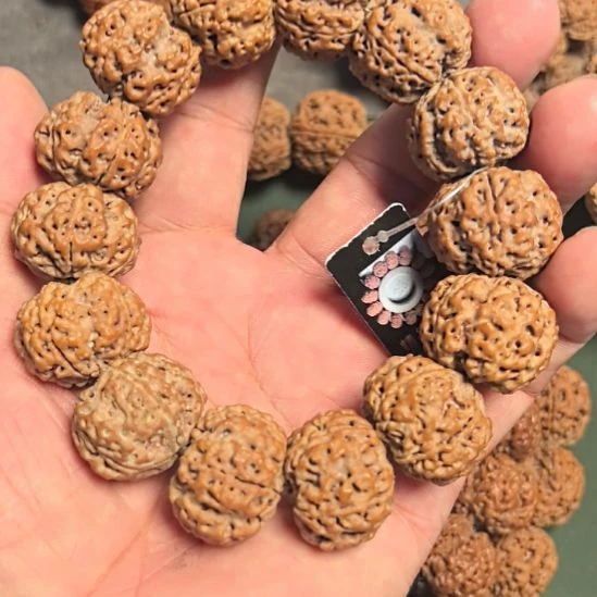 嫩***阁金刚菩提手串五星蜂王大金刚手串，24左右的
