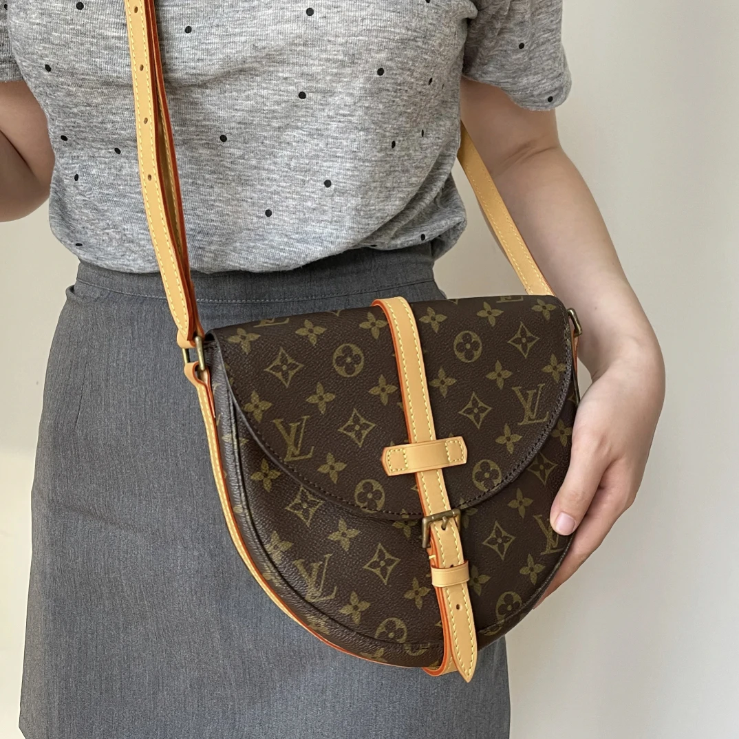 95新 LouisVuitton/路易威登 XM/老花盾牌斜挎包KH09703053修复品