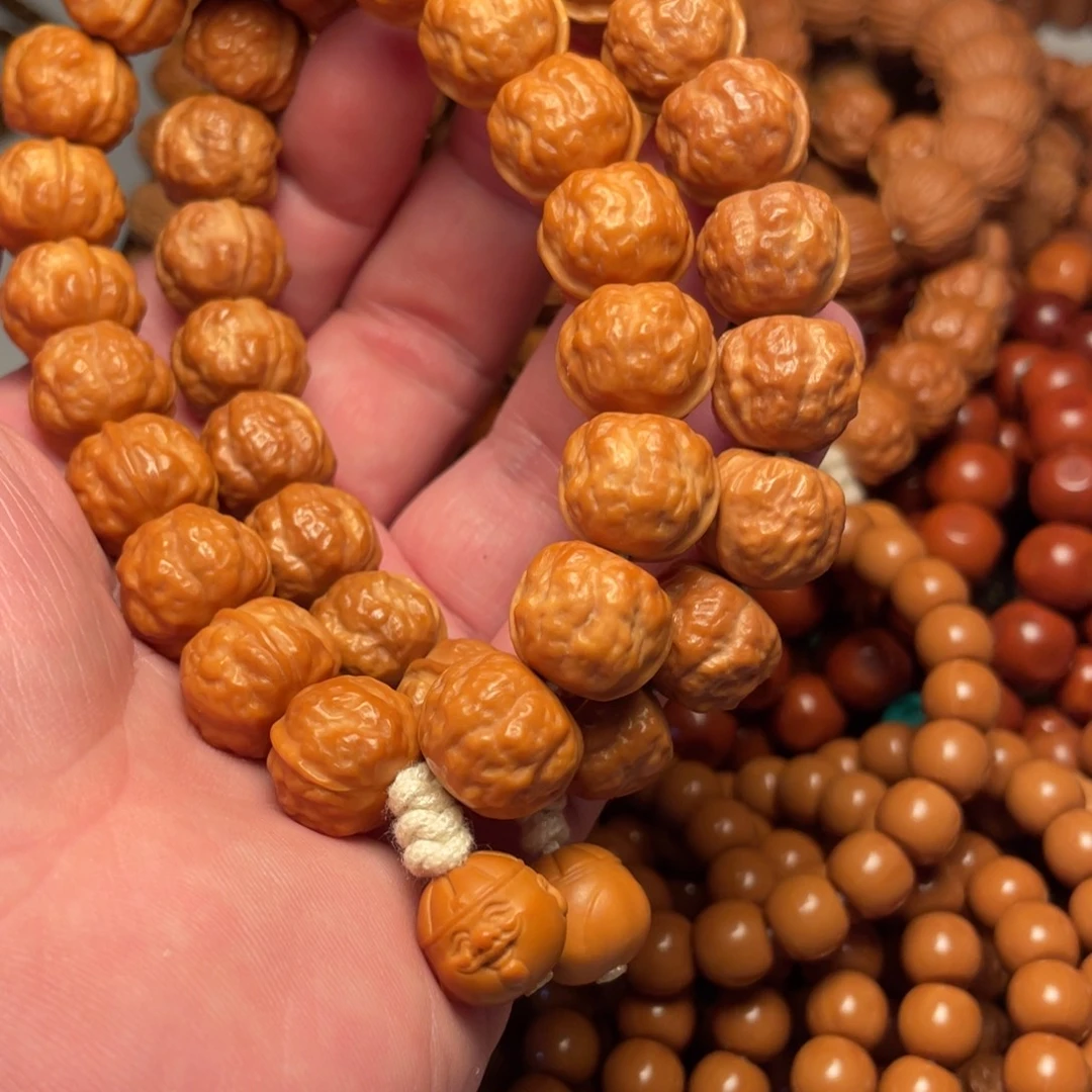 0***0猴头核桃吊坠蟾宗猴头