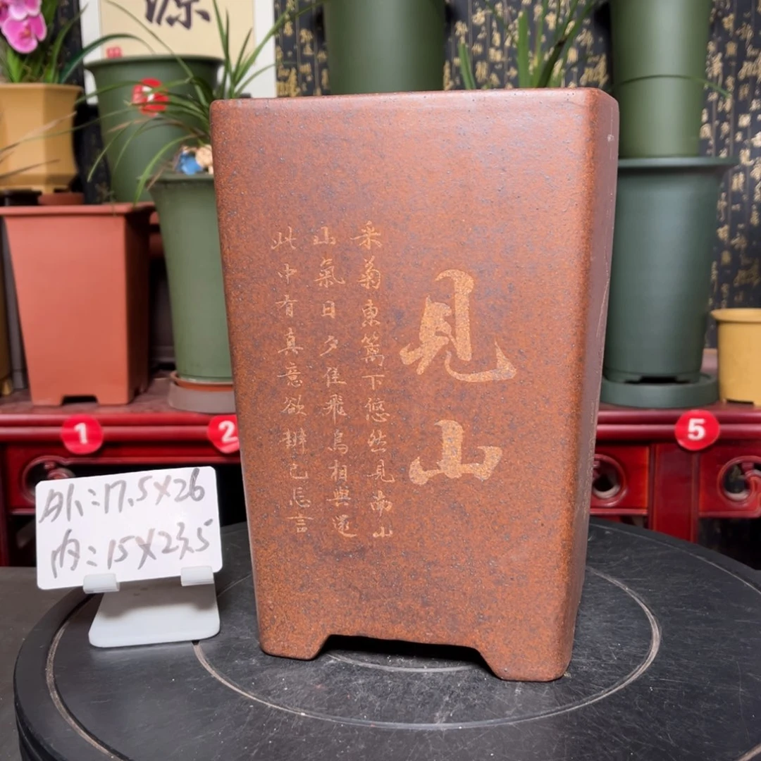紫砂花盆紫砂花盆