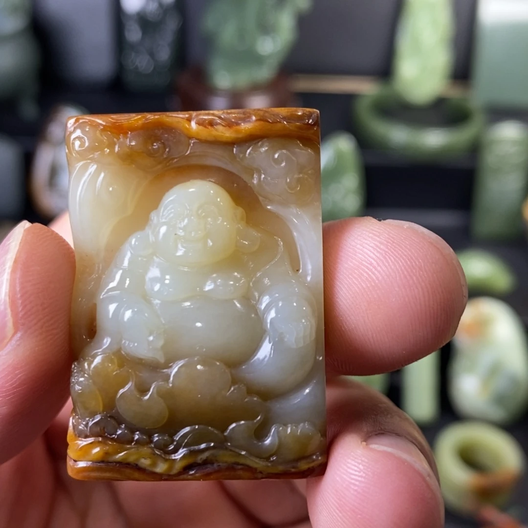 岫岩河磨玉（透闪石质玉）未镶嵌颈饰