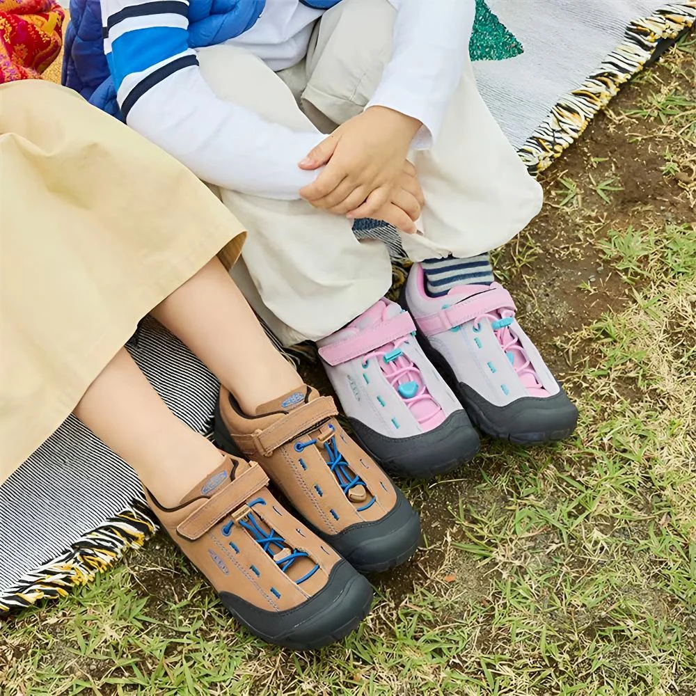 休闲童鞋轻便透气丑萌登山鞋山系防滑耐磨女童男童运动鞋中大童