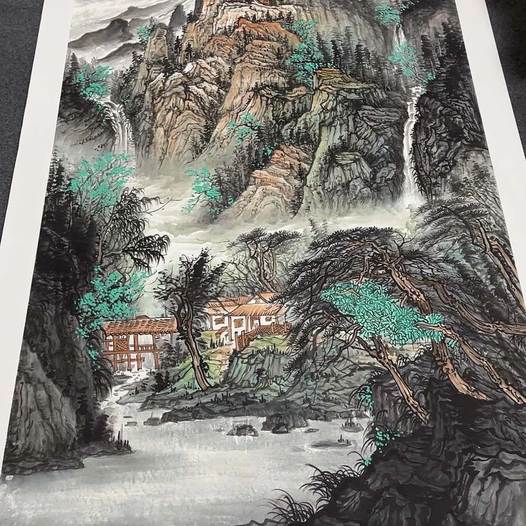 o***子国画LT国画作品单幅任发